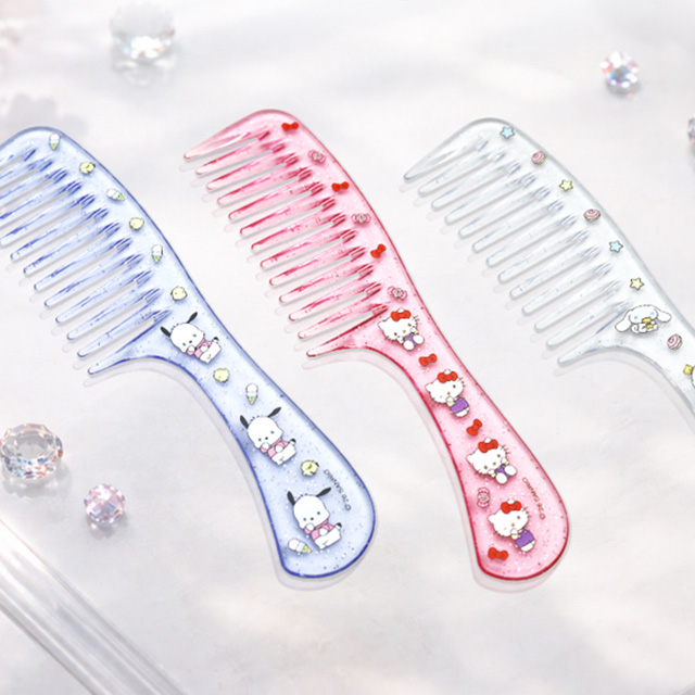 Sanrio Clear Simple Hair Comb (L)
