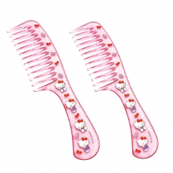 Sanrio Clear Simple Hair Comb (L)