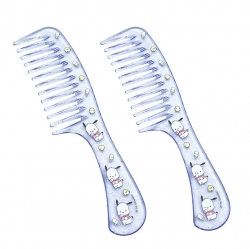 Sanrio Clear Simple Hair Comb (L)