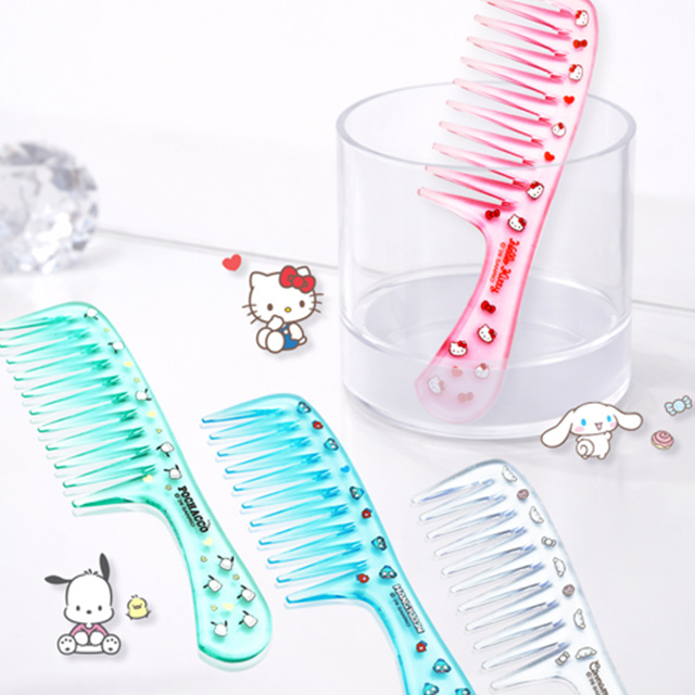 Sanrio Clear Simple Hair Comb (S)