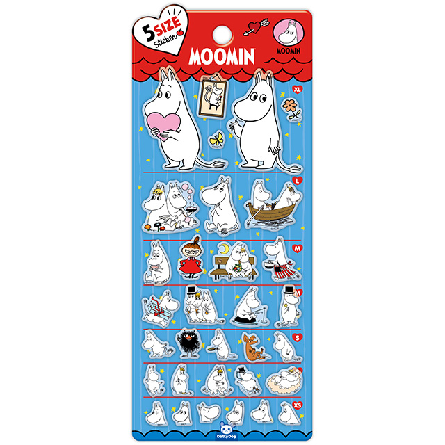 Moomi 5-Size Sticker_Moomin
