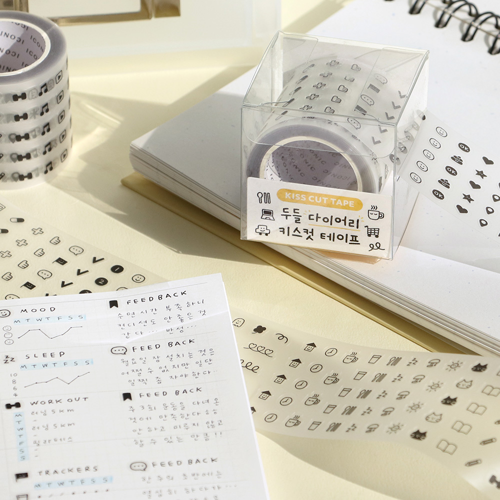 Doodle Diary Kiss Cut Tape