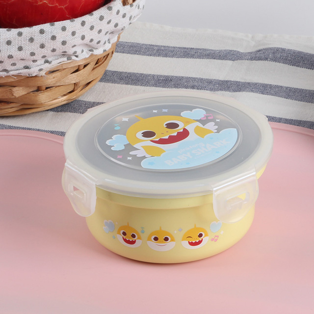 Baby shark stainless steel round multi-purpose vessel