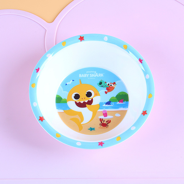 Baby shark melamine bowl