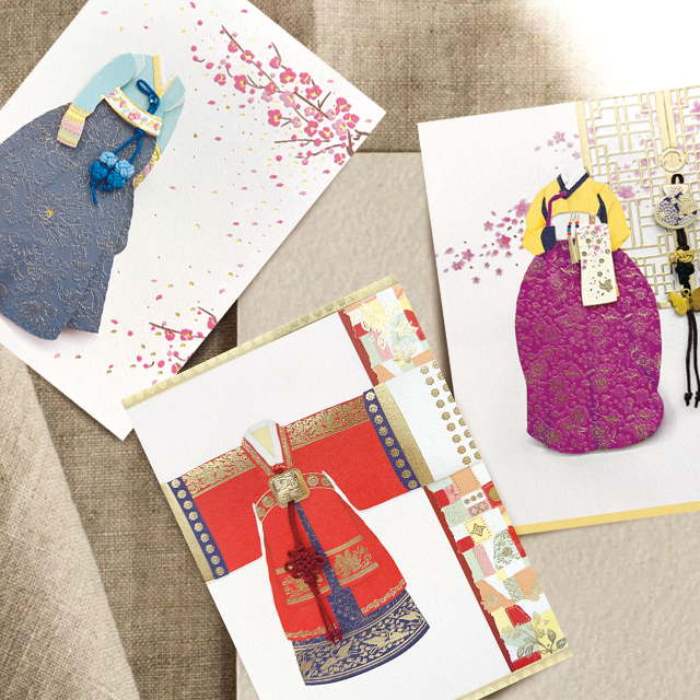 Traditional Hanbok Envelopes 