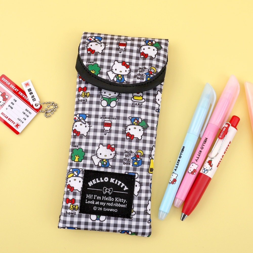 Hello Kitty Pattern Flat Pouch