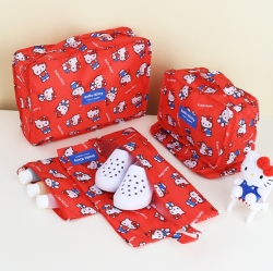 Hello Kitty Travel Pouch A Five-piece Set