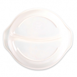 Pinkfong melamine two divided plate