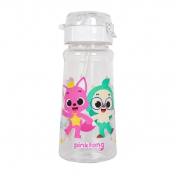 Pinkfong cutie straw bottle with handles