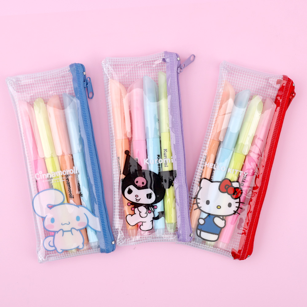 Sanrio 4-Color Highlighter Pen