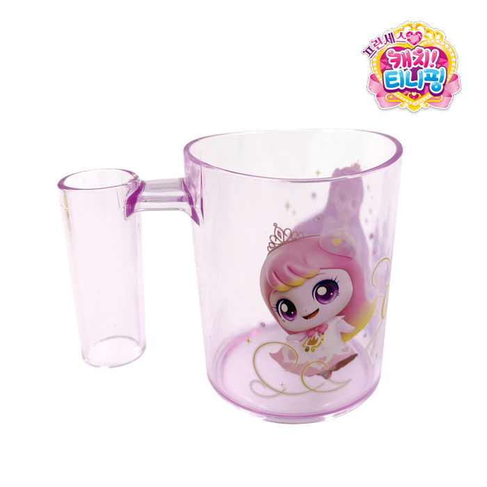 Princess Catch Teenieping Areumping Tooth Cup with Toothbrush Holder