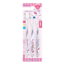 Hello Kitty Kid's Toothbrush 3P Set (Included Caps) STEP2
