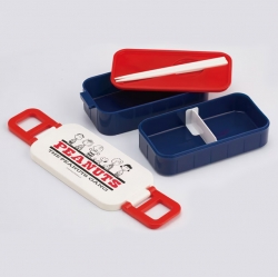Peanuts Friends 2-Layer Lunch Box (Included Chopsticks)