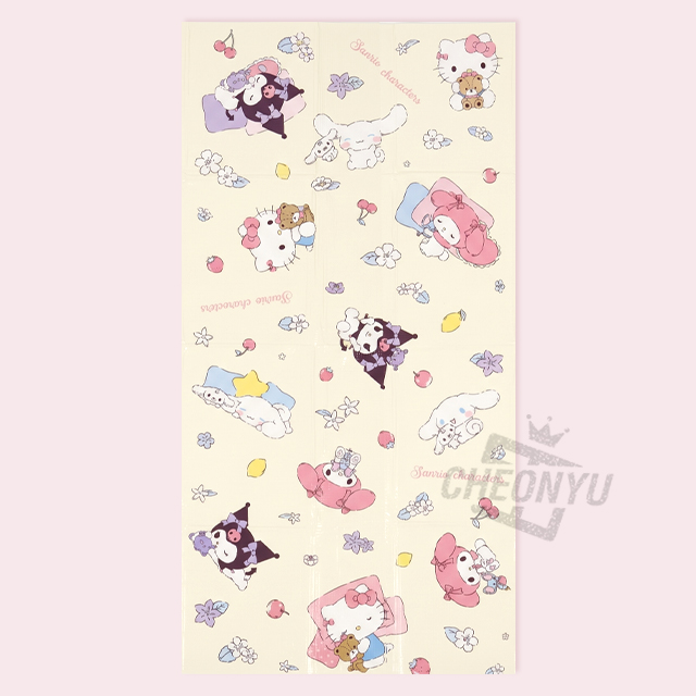 Sanrio Characters Picnic Mat (90 × 180 cm)　For 2-3 People