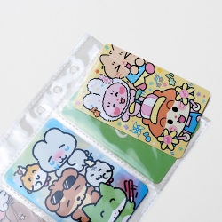 deco pocker A6 binder refill PP - horizontal 3 pocket