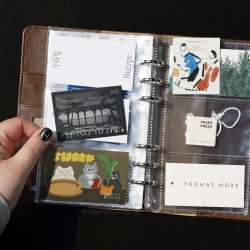 deco pocker A6 binder refill PP - horizontal 3 pocket