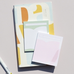 book quote sticky memo pad