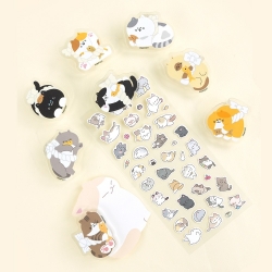 Random Acrylic Magnet Clip, 18pcs