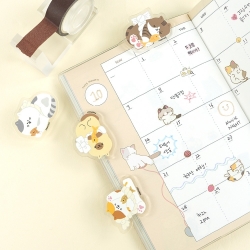 Random Acrylic Magnet Clip, 18pcs