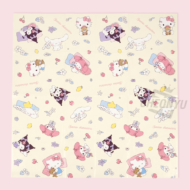 Sanrio Characters Picnic Mat L Size (180×180cm) For 4-5 People