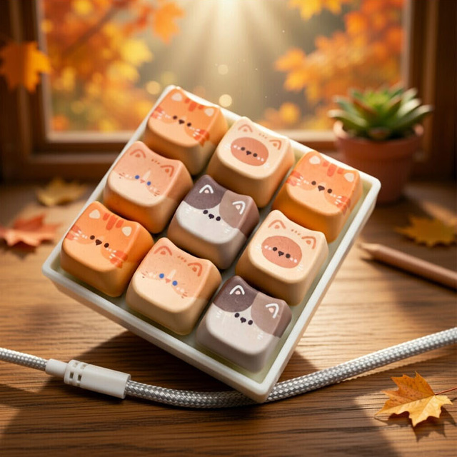Cat Clicker Keyring