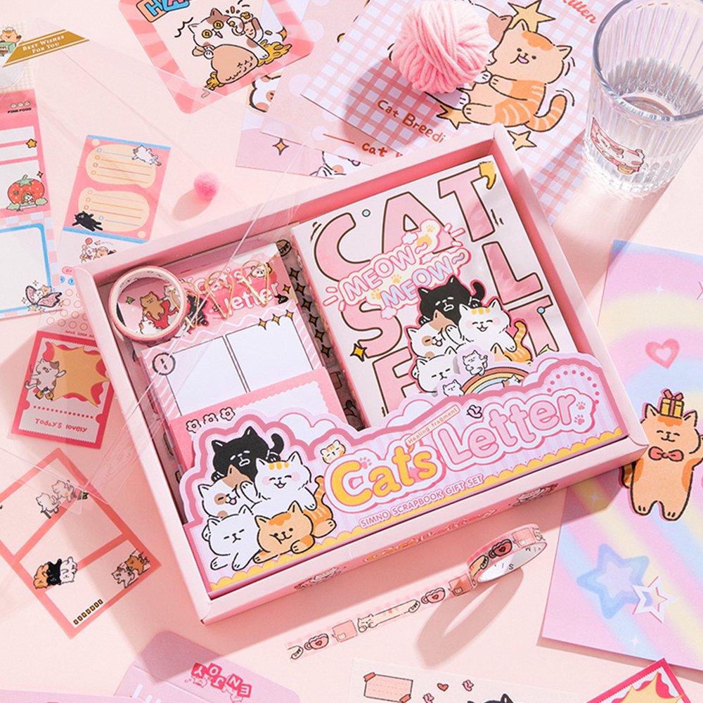 Scrapbook Deco Set (Letter from a Cat)