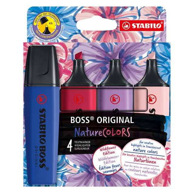 Boss Original Wildflower Highlighter 4-Color Set