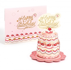 3D Pop-Up Cake Celebration Card
