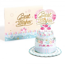 3D Pop-Up Cake Celebration Card