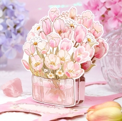 Flower Basket 3D Pop-Up Card