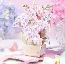 Flower Basket 3D Pop-Up Card
