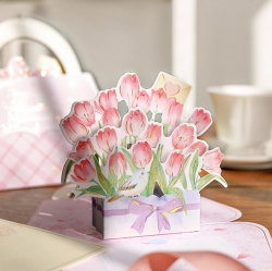 Bloom Bag Flower 3D Pop-Up Card