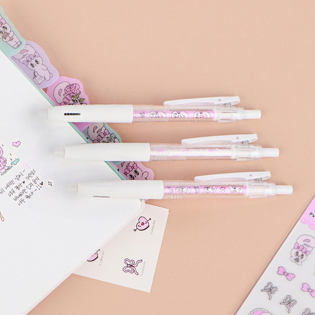 Esther Bunny Clip Ballpoint Pen 0.35mm