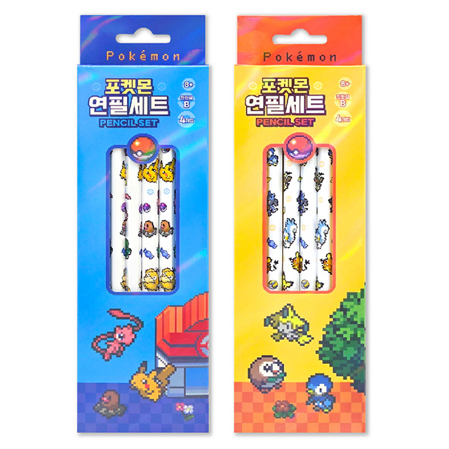 Pokemon 4-Pencil Set, Random