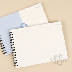4000 Wide PP Half-Line Notebook, Random