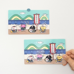 Brunch Brother Lenticular Post Card