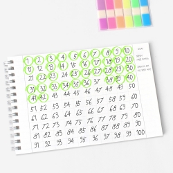 lets study planner 100days