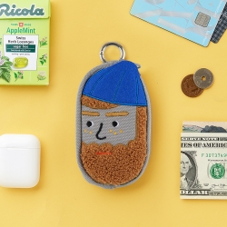 CANVAS KEY RING POUCH