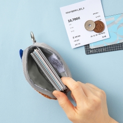 CANVAS KEY RING POUCH