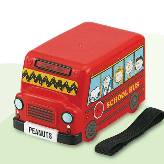 Snoopy Bus-Shaped 2-Tier Lunch Box