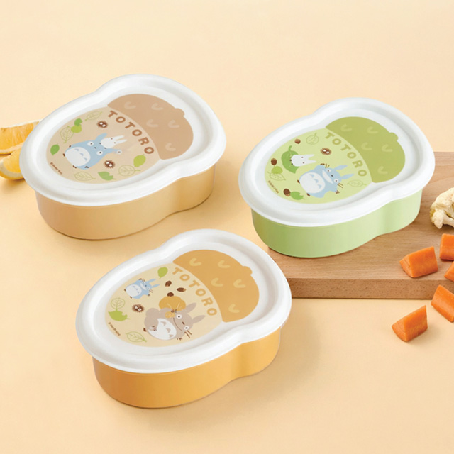 Totoro Garden Acorn Seal Container 3P Set