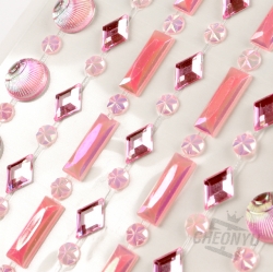 Jewelry Deco Sticker, 18pcs