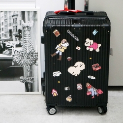 Cute Decoration Sticker Laptop Tablets Travel Bag Decoration Big Size Stickers Set of 2 8