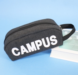 Large campus handle pen pouch pencil case