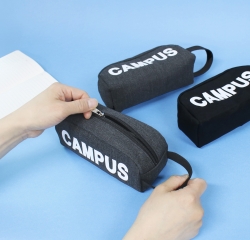 Large campus handle pen pouch pencil case