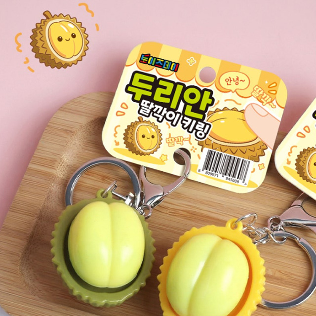 Durian Clicker Keyring