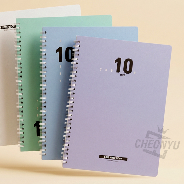 2000 10mm Line Notebook Simple , Random