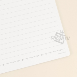 2000 10mm Line Notebook Simple , Random