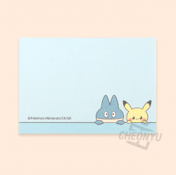 Pokemon Pokepeace Memo Pad, 24pcs