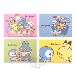 Pokemon Pokepeace Memo Pad, 24pcs